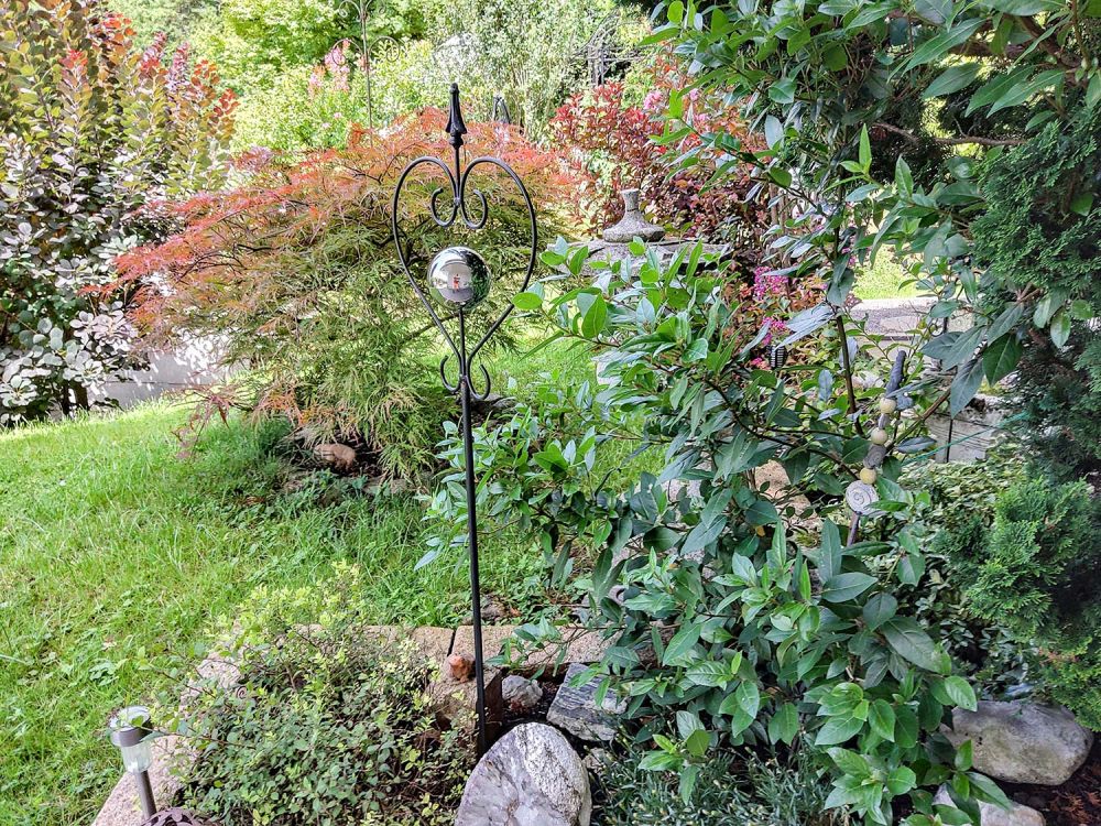 Der Garten der Ferienwohnung in Mosbach