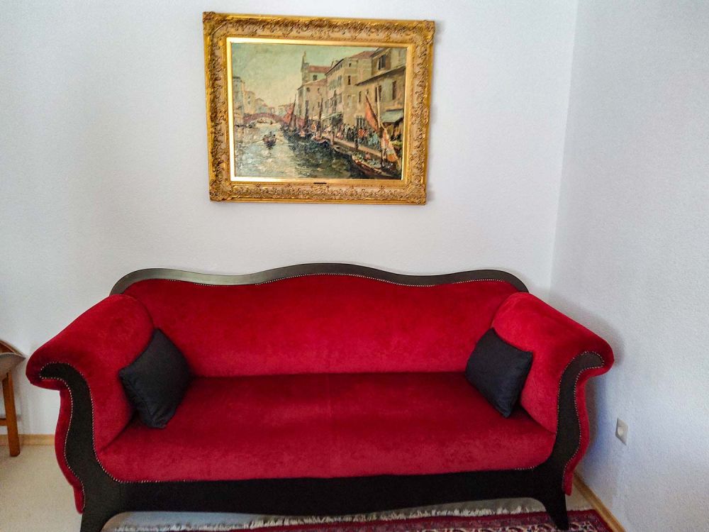 Das Lesezimmer der Ferienwohnung in Mosbach
