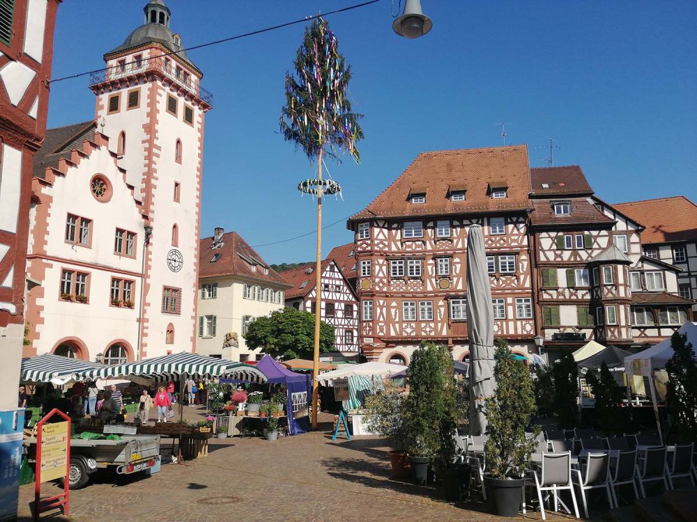 Wochenmarkt in Mosbach